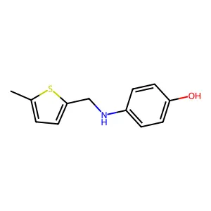 4-[(5-Methylthiophen-2-yl)methylamino]phenol structure