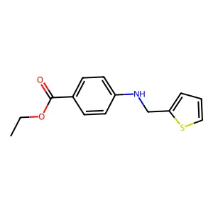 Ethyl 4-((2-thienylmethyl)amino)benzoate structure