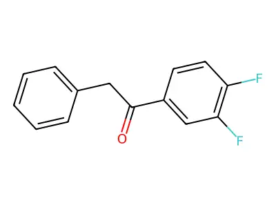 1-(3,4-Difluorophenyl)-2-phenylethanone structure