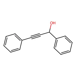 1,3-Diphenyl-2-propyn-1-ol structure