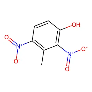 Phenol, 3-methyl-2,4-dinitro- structure