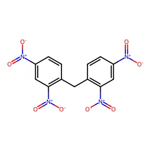 1,1'-Methylenebis(2,4-dinitrobenzene) structure