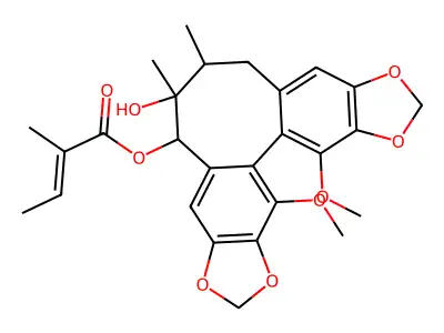 (12-hydroxy-3,22-dimethoxy-12,13-dimethyl-5,7,18,20-tetraoxapentacyclo[13.7.0.02,10.04,8.017,21]docosa-1(22),2,4(8),9,15,17(21)-hexaen-11-yl) 2-methylbut-2-enoate structure