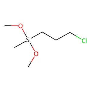 Silane, (3-chloropropyl)dimethoxymethyl- structure