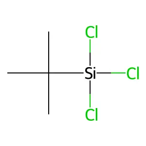 Silane, trichloro(1,1-dimethylethyl)- structure