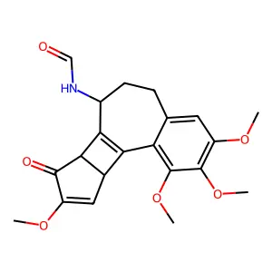 N-[(7S)-5,6,7,7balpha,8,10aalpha-Hexahydro-1,2,3,9-tetramethoxy-8-oxobenzo[a]cyclopenta[3,4]cyclobuta[1,2-c] structure