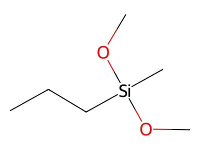 Dimethoxymethylpropylsilane structure