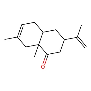 3,4,4a,5,8,8a-六氢-7,8a-二甲基-3-(1-甲基乙烯基)萘-1(2H)-酮 structure