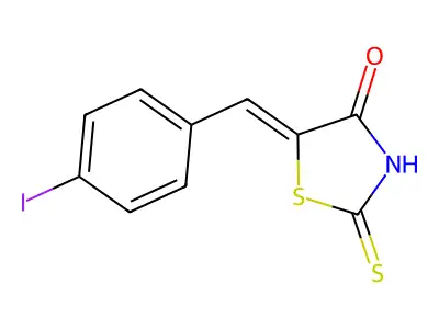 5-(4-Iodobenzylidene)rhodanine structure