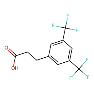 3,5-Bis(trifluoromethyl)hydrocinnamic acid structure