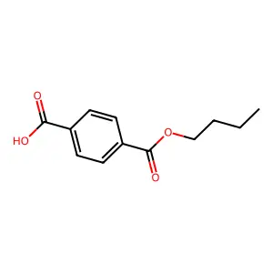 1,4-Benzenedicarboxylic acid, 1-butyl ester structure
