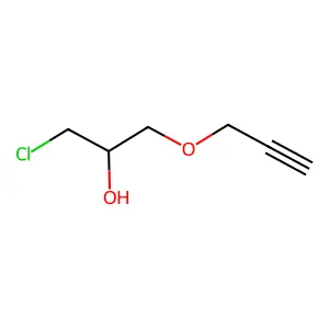 1-Chloro-3-(2-propynyloxy)-2-propanol structure