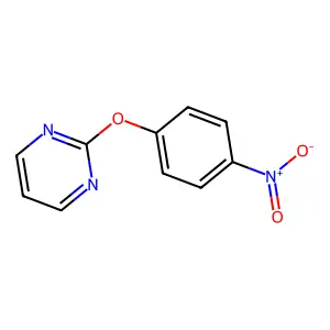 2-(4-Nitrophenoxy)pyrimidine structure