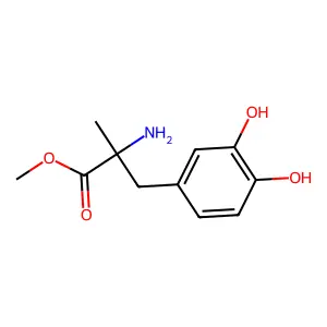 Alpha-methyl-melevodopa structure