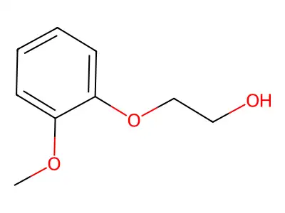 2-(2-Methoxyphenoxy)ethanol structure