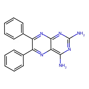 6,7-二苯基蝶啶-2,4-二胺 structure