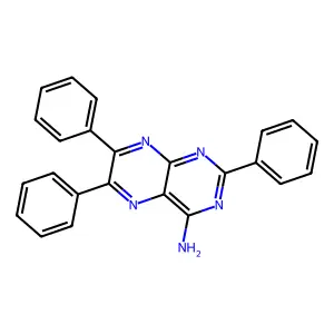 2,6,7-三苯基蝶啶-4-胺 structure