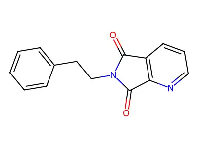 6-(2-phenylethyl)-5H-pyrrolo[3,4-b]pyridine-5,7(6H)-dione structure