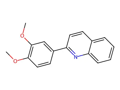 2-(3,4-Dimethoxyphenyl)quinoline structure
