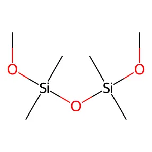 Disiloxane, 1,3-dimethoxy-1,1,3,3-tetramethyl- structure
