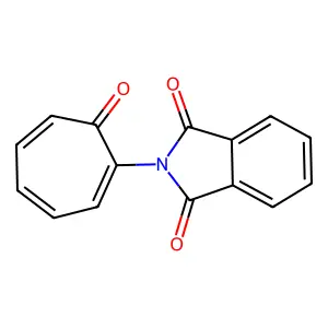 N-(7-氧代-1,3,5-环庚三烯-1-基)邻苯二甲酰亚胺 structure