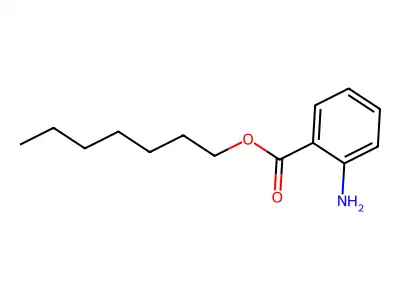 Heptyl 2-aminobenzoate structure