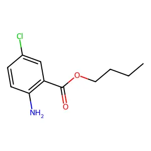 Anthranilic acid, 5-chloro-, butyl ester structure