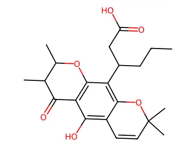 Isoapetalic acid structure