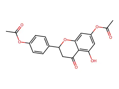 Naringenin-4',7-diacetate structure