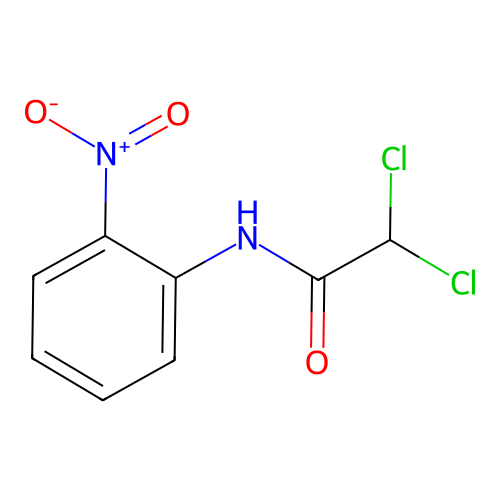 2,2-dichloro-N-(2-nitrophenyl)acetamide structure