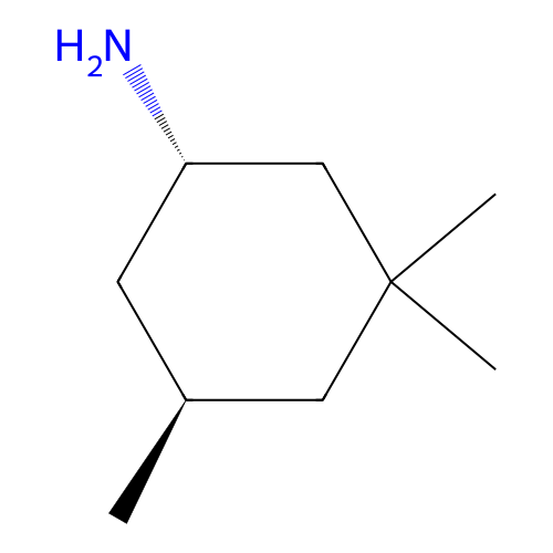 (1S,5R)-3,3,5-trimethylcyclohexanamine structure