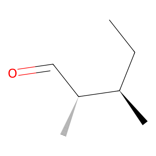 (2S,3R)-2,3-dimethylpentanal structure