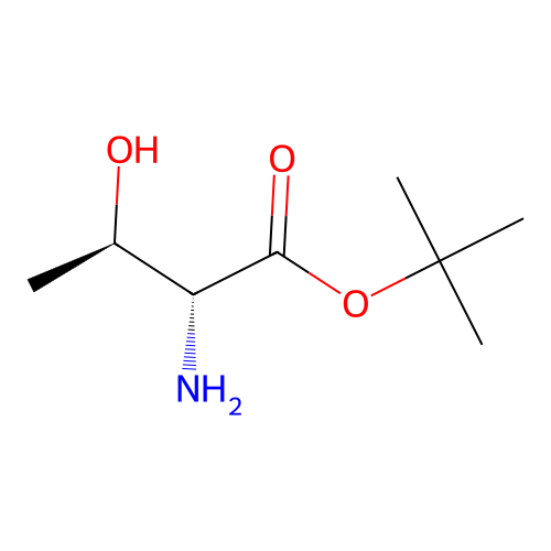 (2R,3R)-tert-Butyl 2-amino-3-hydroxybutanoate structure