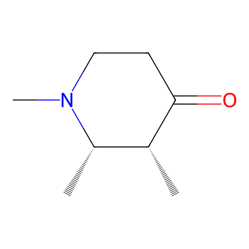 (2S,3R)-1,2,3-trimethylpiperidin-4-one structure