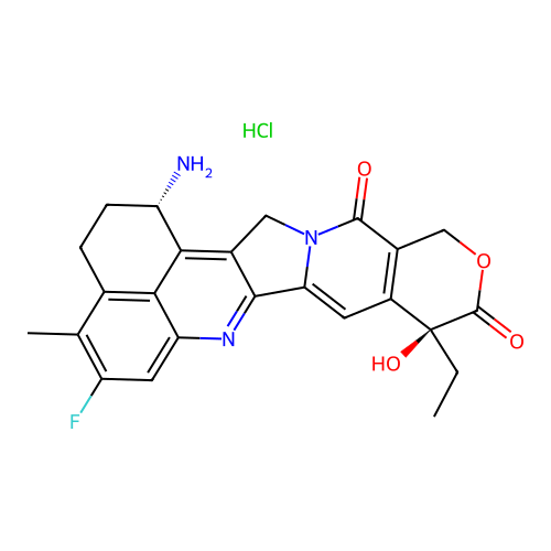 Exatecan hydrochloride structure