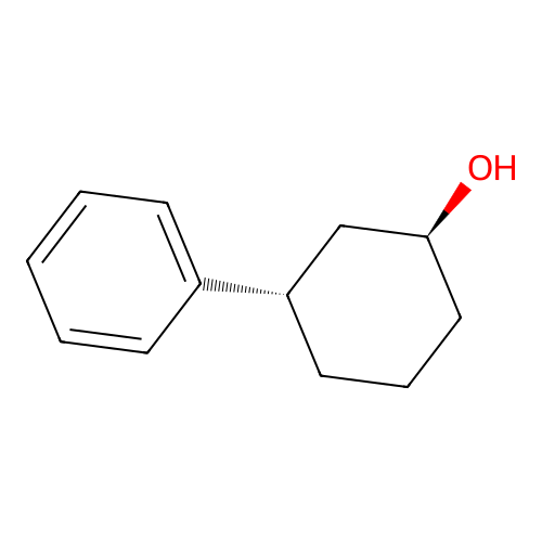 Cyclohexanol, 3-phenyl-, (1S,3S)- structure
