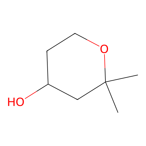 2,2-Dimethyloxan-4-ol structure