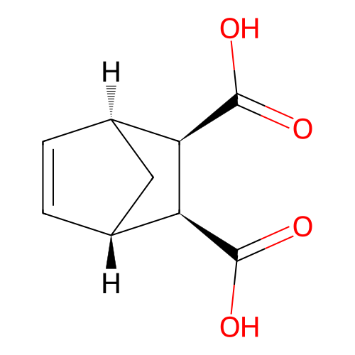 (1S,2R,3S,4S)-bicyclo[2.2.1]hept-5-ene-2,3-dicarboxylic acid structure