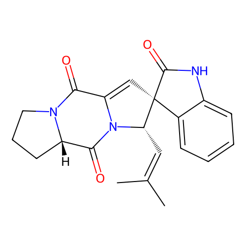 Spirotryprostatin B structure
