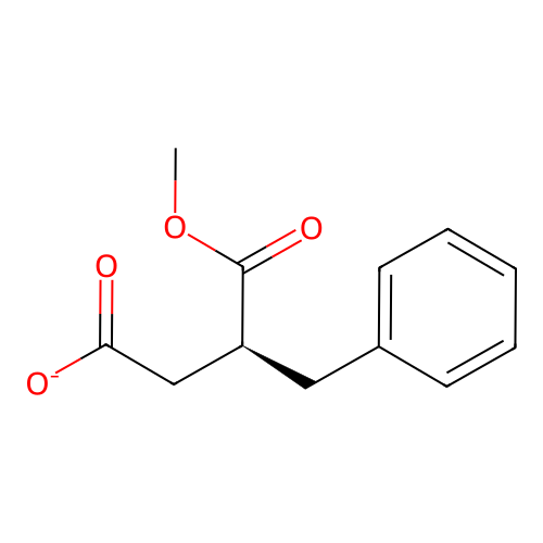 Butanedioic acid, 2-(phenylmethyl)-, 1-methyl ester, (2S)- structure