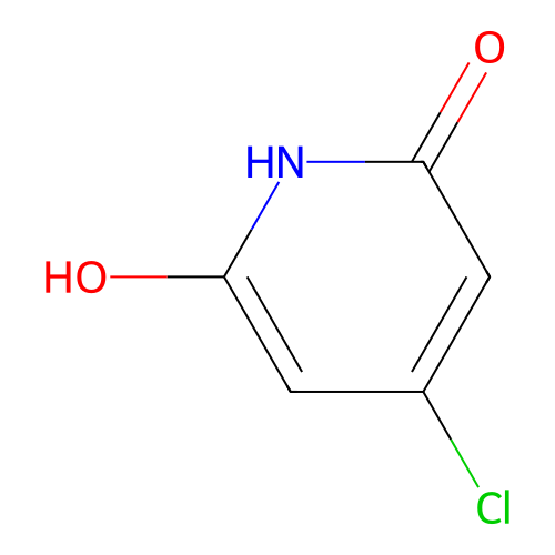 4-Chloropyridine-2,6-diol structure