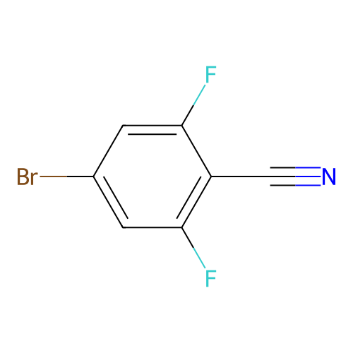 4-溴-2,6-二氟苯甲腈 structure
