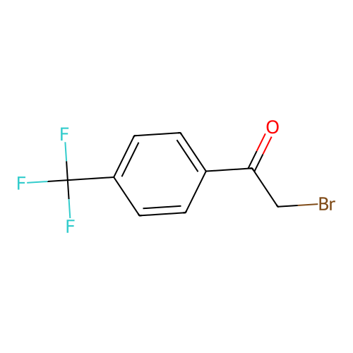 2-Bromo-4'-(trifluoromethyl)acetophenone structure