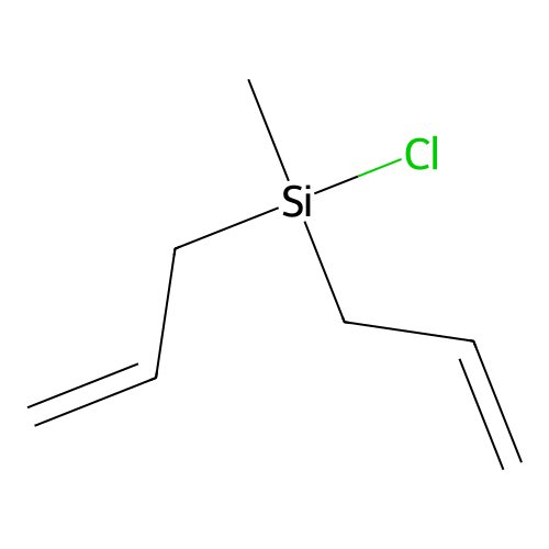 Diallylmethylchlorosilane structure