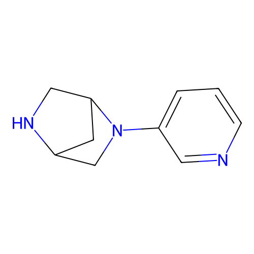 2-(Pyridin-3-yl)-2,5-diazabicyclo[2.2.1]heptane structure