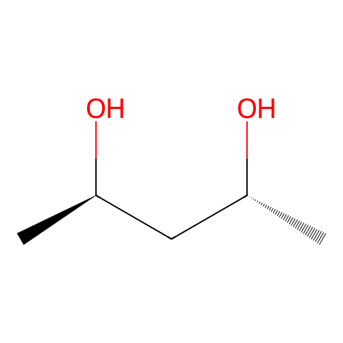 2,4-Pentanediol, (-)- structure