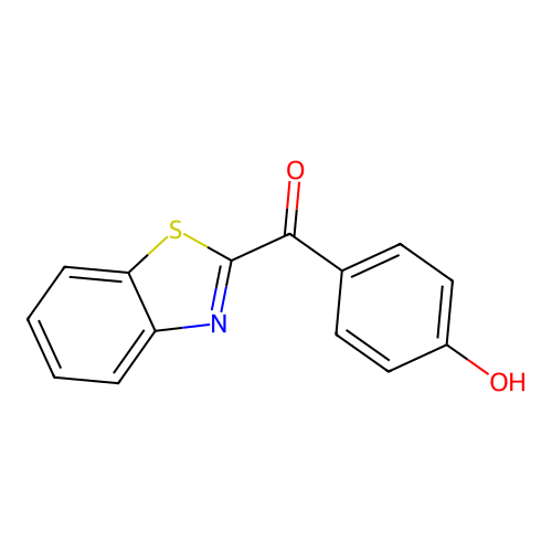 2-(4-Hydroxybenzoyl)benzothiazole structure