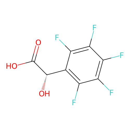 (S)-2-Hydroxy-2-(perfluorophenyl)acetic Acid structure