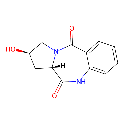 2-Hydroxy-pbd-5,11-dione structure