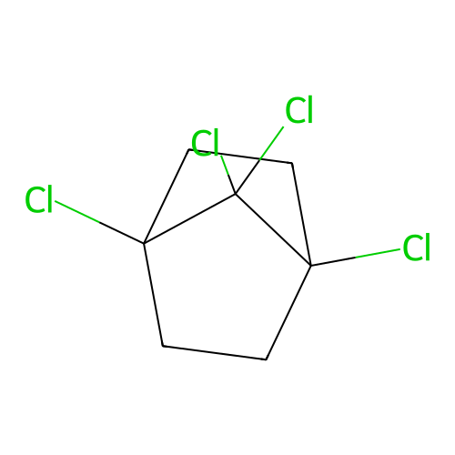 1,4,7,7-Tetrachlorobicyclo[2.2.1]heptane structure